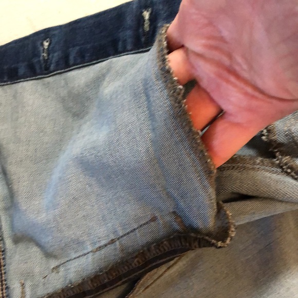 NINE WEST Jeans Denim Jacket sz L - Picture 7 of 9